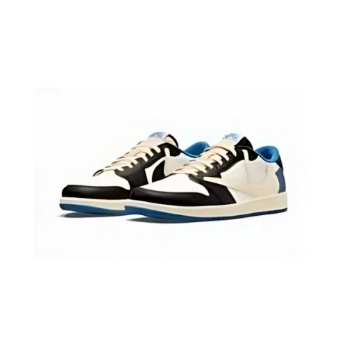 Travis Scott × fragment design × NIKE Air Jordan 1 Low OG “Military Blue”