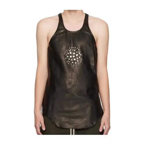 Rick Owens レザー タンクトップ