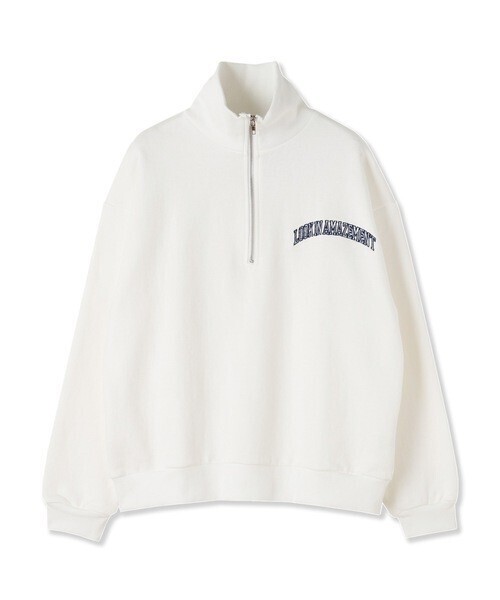 SHAGGIE LOOK IN AMAZEMENT裏毛ハーフZIPオーバースウェット