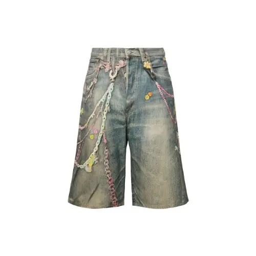 Acne Studios キーチェーンデニムハーフパンツ