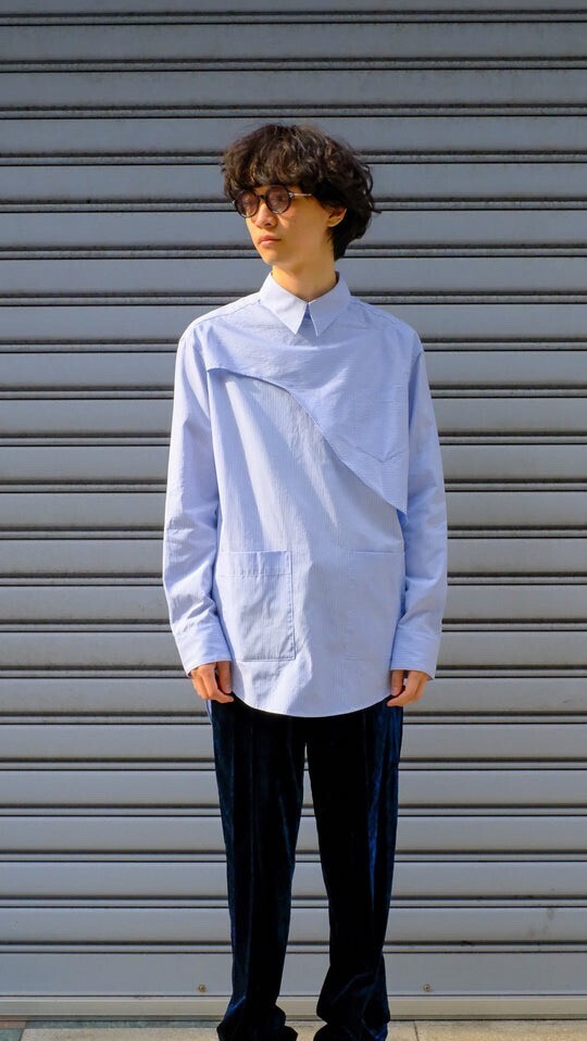 YUKI HASHIMOTO BACK ZIPPED SHIRTS