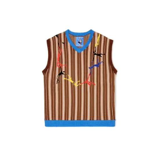 KIDSUPER Embroidered Figures Knit Vest