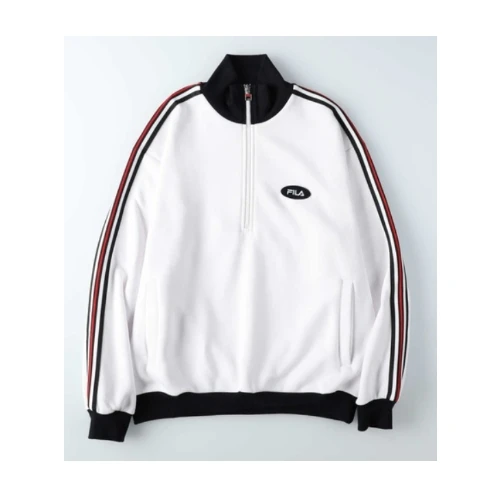 FILA 【FILA別注】フェイクファー切替スウェット