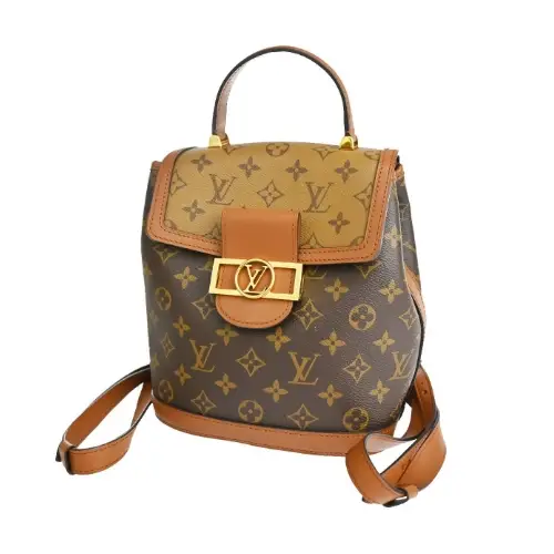 LOUIS VUITTON LV ロゴ ドーフィン バックパック