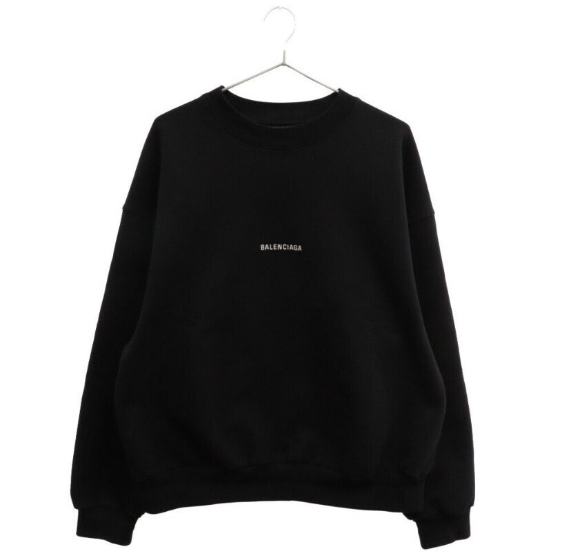 Balenciaga REGULAR FIT Sweatshirt レギュラーフィット ロゴ クレーネックスウェット トレーナー