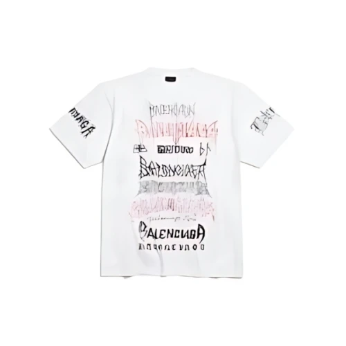 Balenciaga ヴィンテージジャージー ラージフィットのDIY Metal Tシャツ