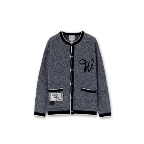 WOOYOUNGMI Round Neck Logo Cardigan