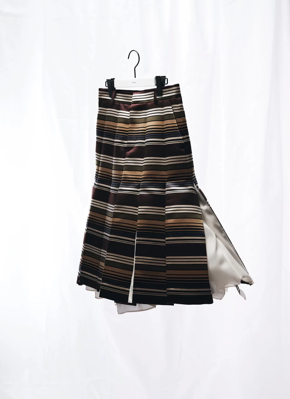 sacai Horizontal Stripe Skirt