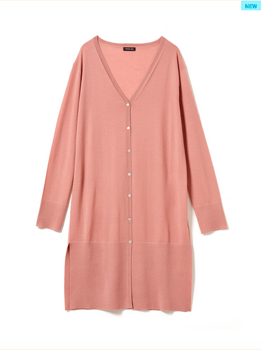 TANILAG FINE GAUGE CASHMERE V-LONG CARDIGAN