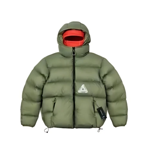 Palace PERTEX BALACLAVA PUFFA OLIVE