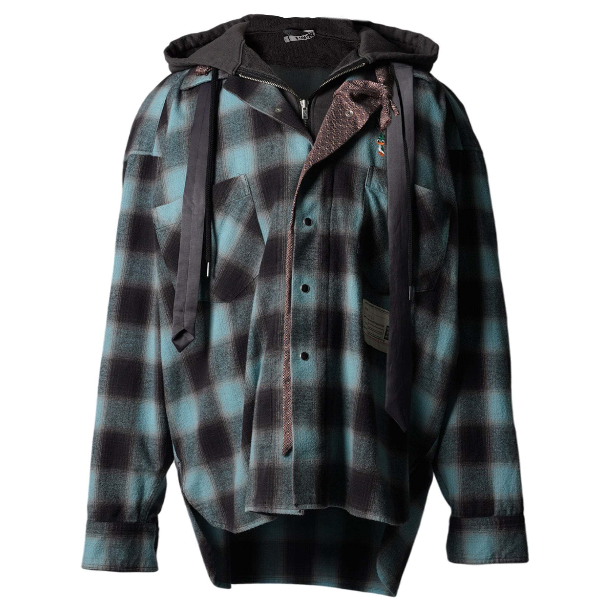 Maison MIHARA YASUHIRO DOUBLE LAYERED SHIIRT