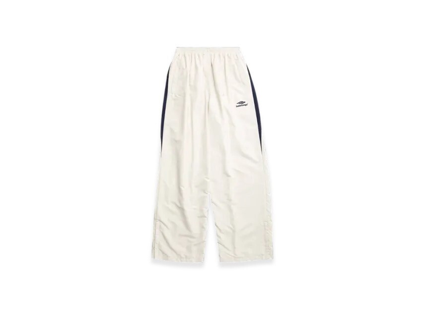 Balenciaga 3B Sports Icon Medium Fit Tracksuit Pants "White"