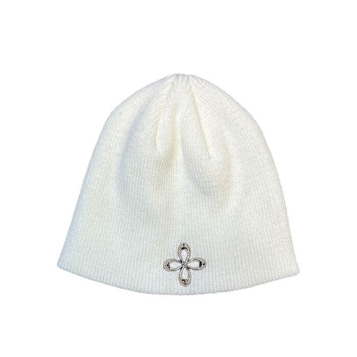 SURGERY surgery clover logo short beanie 'white'