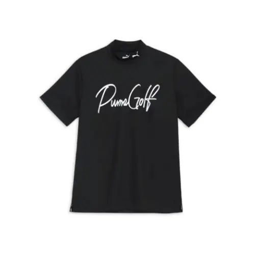 PUMA ゴルフ ストレッチカノコPGロゴモックネックS/S