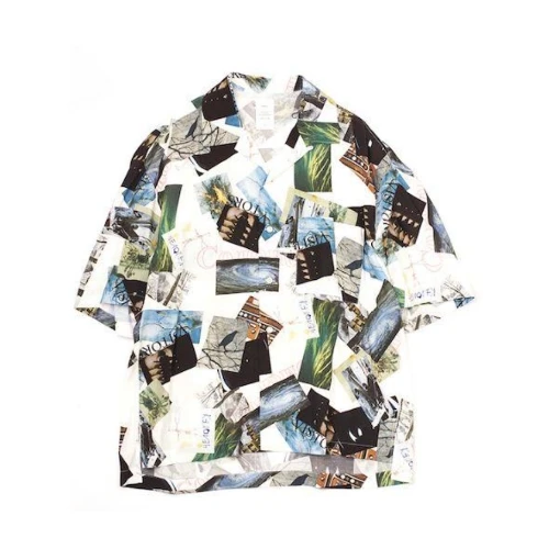 Name. MULTI PRINTED OPEN COLLAR HS SHIRT