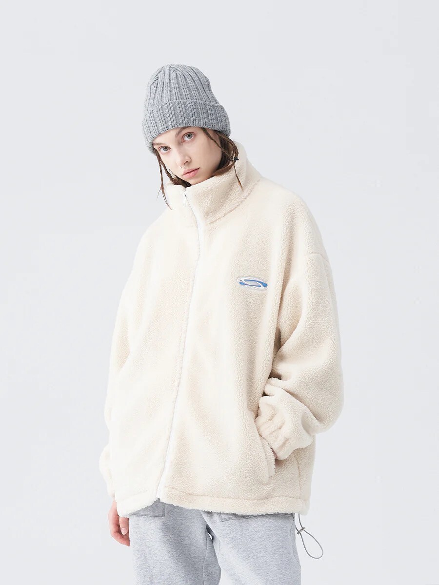 Harsh and Cruel Logo Basic Sherpa Jacket
