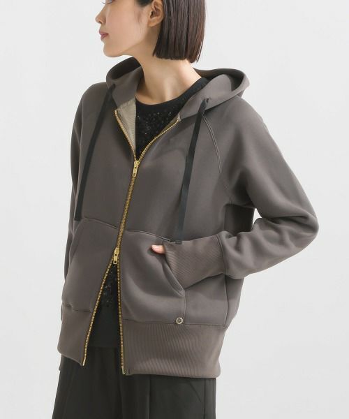 PICCIN ECO BLUE ダンボールダブルジップパーカー