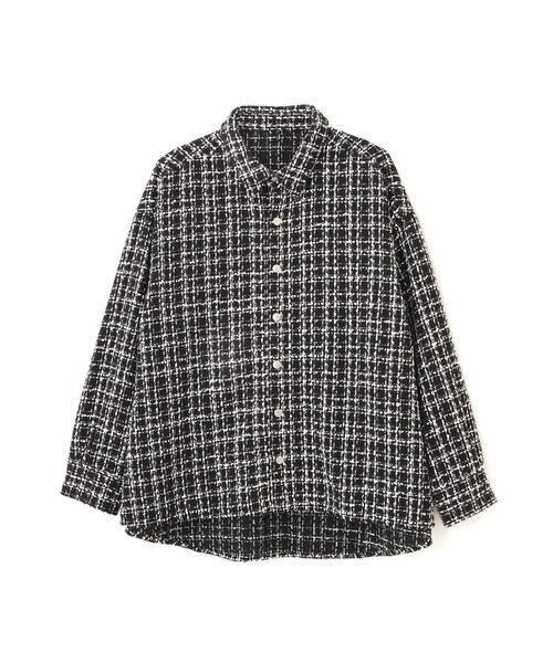 DANKE SCHON PREMIUN TWEED OVERSIZE SHIRTS