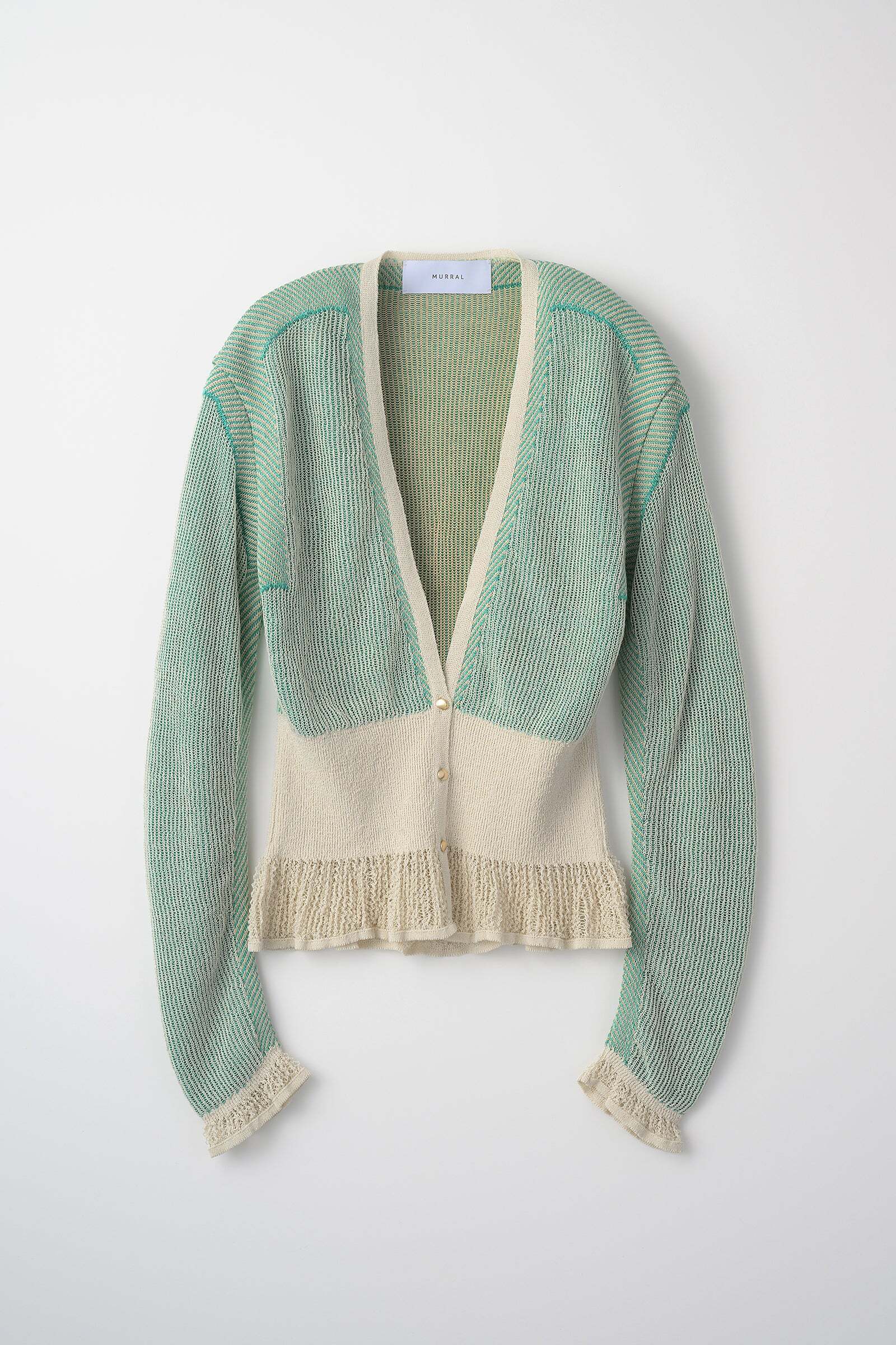MURRAL Pigment knit cardigan