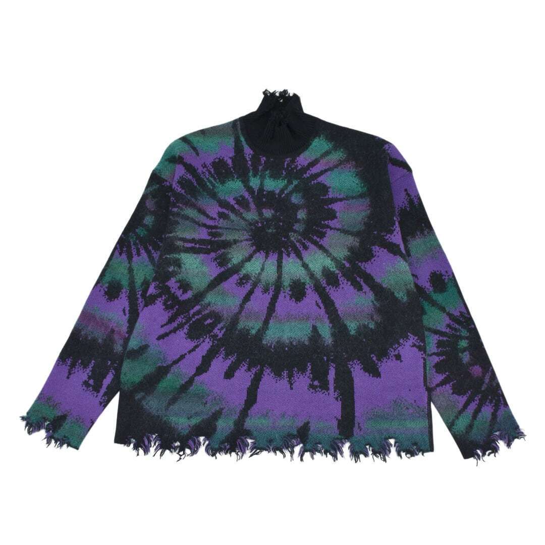 KIDILL TIE DYE JACQUARD KNIT COLLAB WITH rurumu: