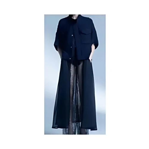 Rawtus CROPPED JACKET LAYERD WITH LONG GILET