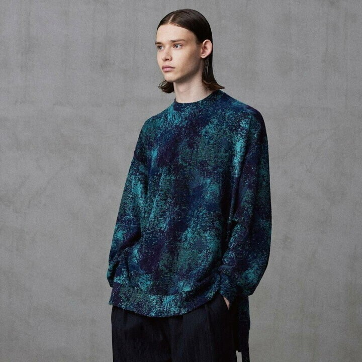 SHAREEF PILE JQ MOCK NECK L/S PO