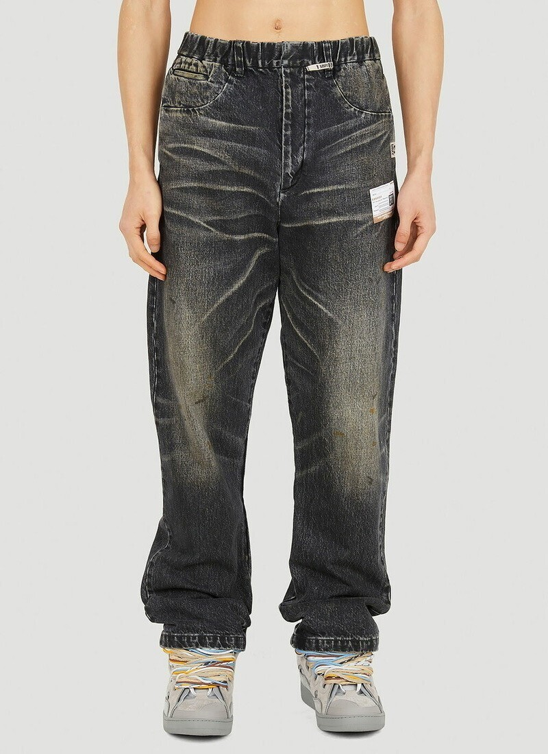Maison MIHARA YASUHIRO Easy Jeans in Black