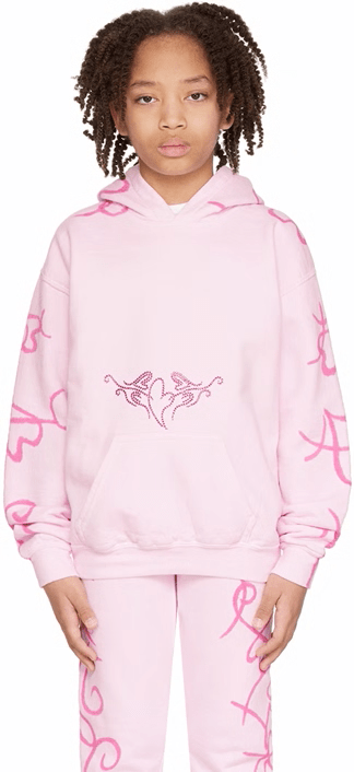 COLLINA STRADA SSENSE限定 ピンク フーディ