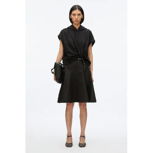 3.1 Phillip Lim Hoodie Dress with Flounce Skirt