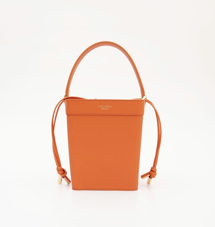 VIOLAd'ORO イタリアンスプリットレザーバゲットバッグ