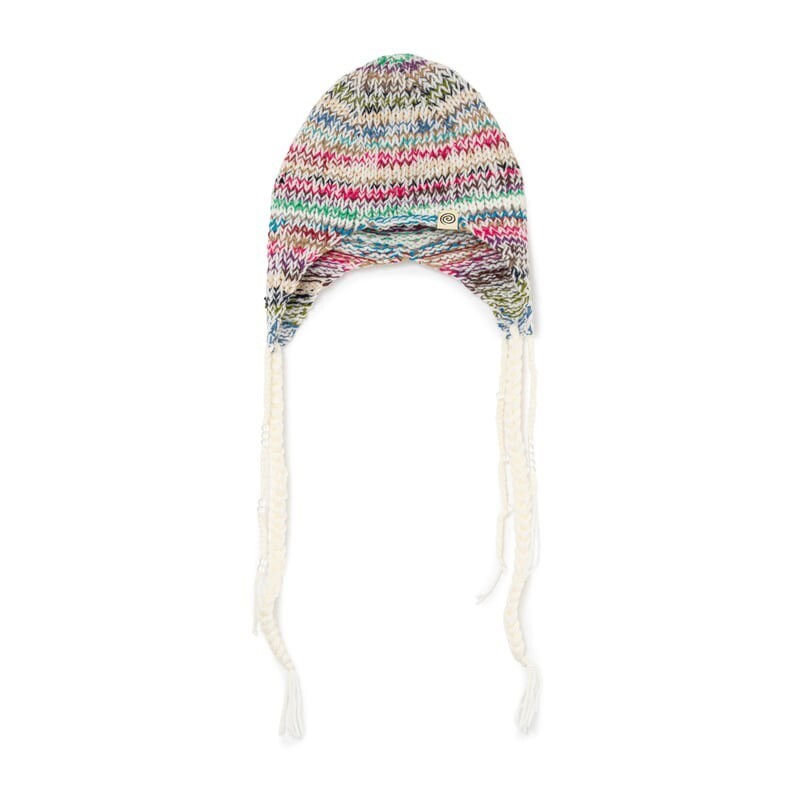 SOL soonerorlater HAND-KNITTED FLIGHT CAP / MULTI