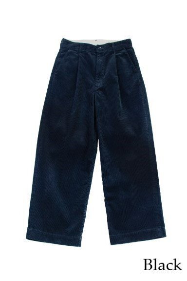 H.UNIT “Corduroy crownsize trousers”