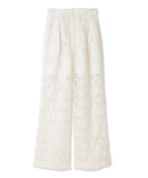 SNIDEL ジャガードセットアップタックパンツ