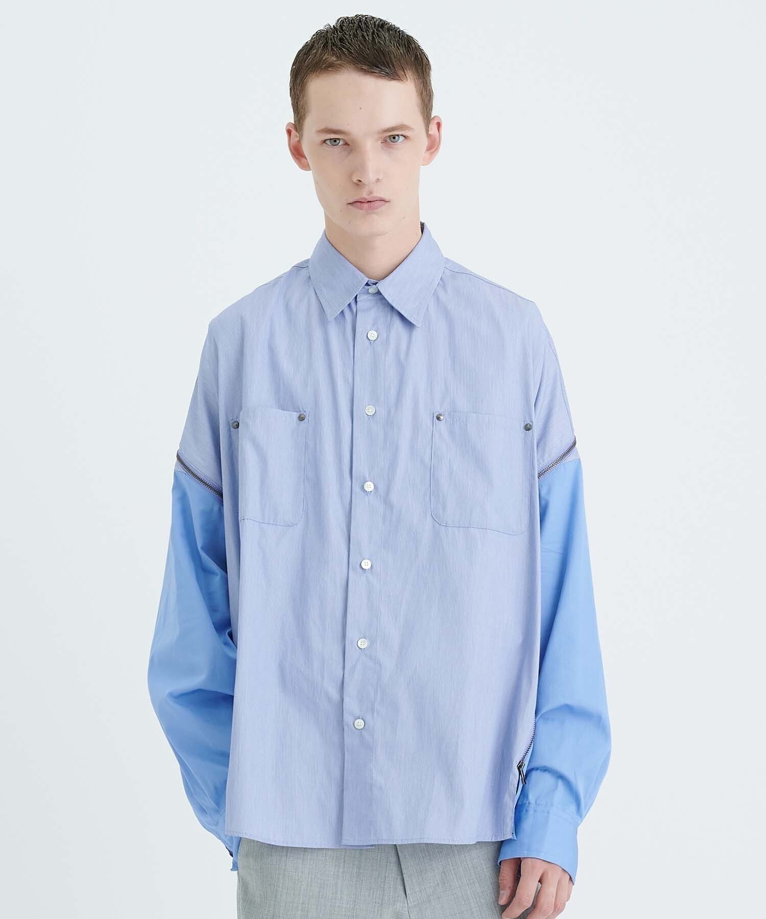 FACETASM ZIPPER SHIRT