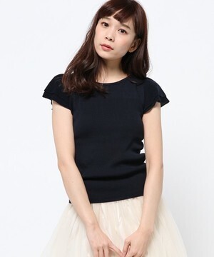 TOCCA SILK RIBニット