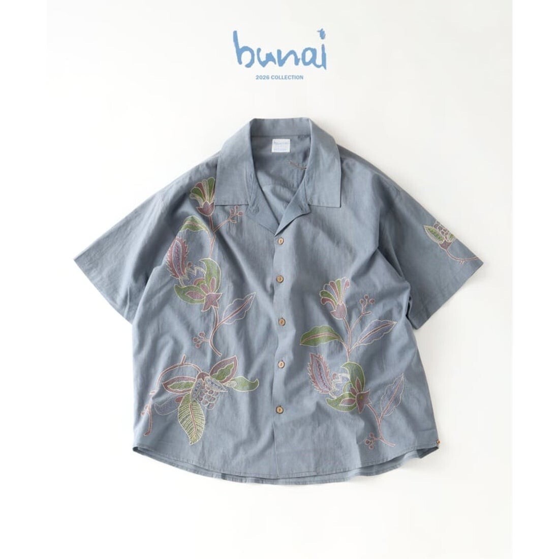 JOURNAL STANDARD relume JOURNAL STANDARD relume bunai / ブナイ 別注 エンブロイダリー ハーフスリーブシャツ