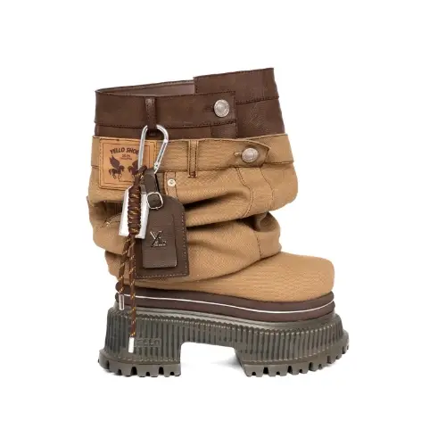YELLO SOIL PLATFORM SHORT BOOTS