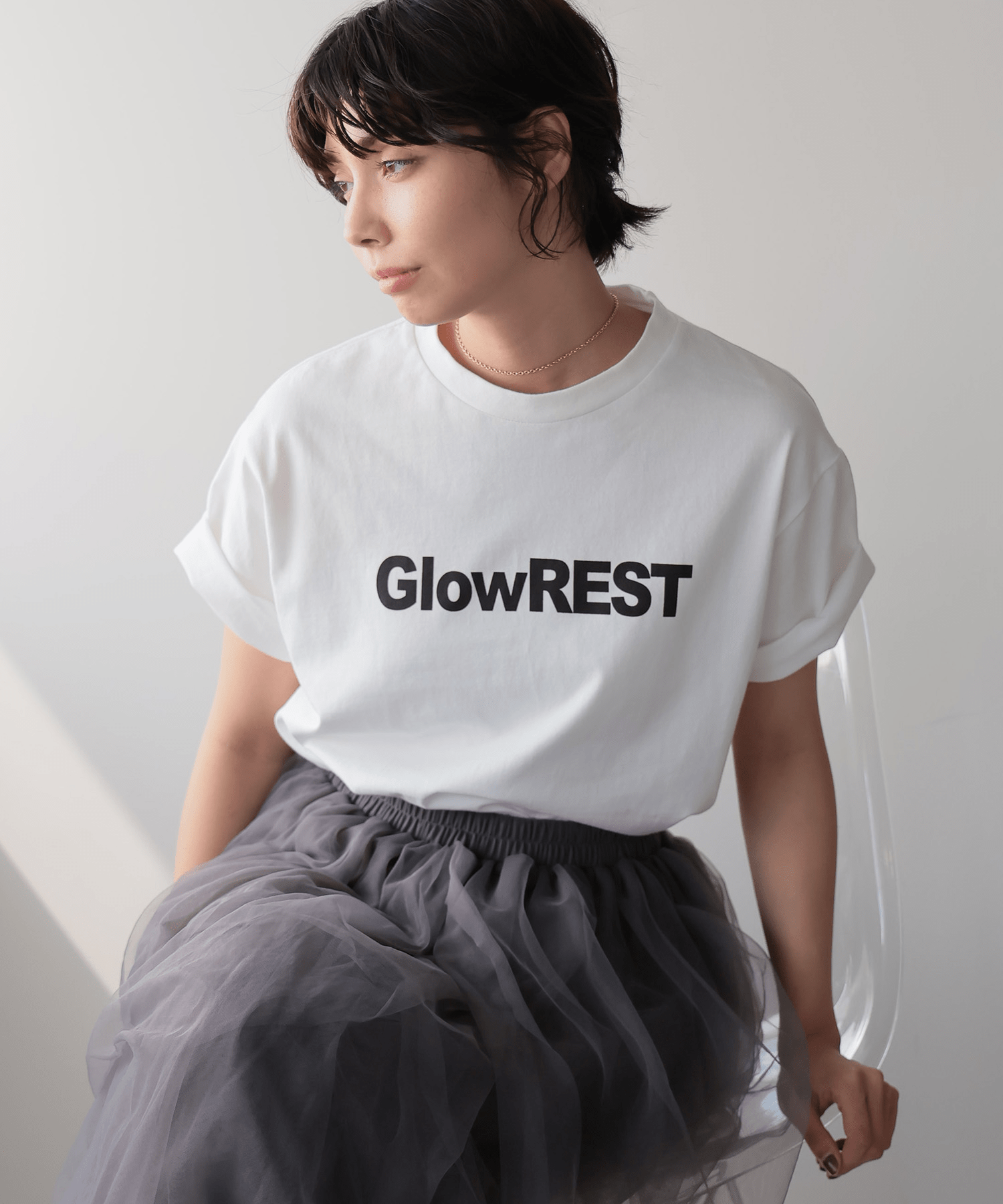 SOTT GlowREST Logo T-shirt/GlowRESTロゴTシャツ