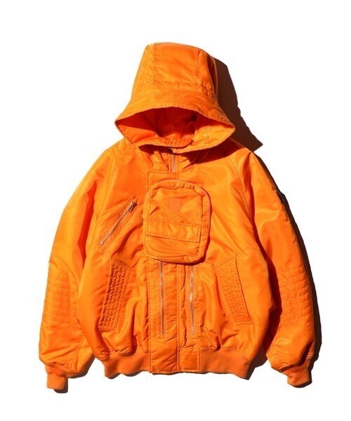 PHINGERIN ELEVATION HOODED BOMBER JACKET エレベーションフーデッドボンバージャケット