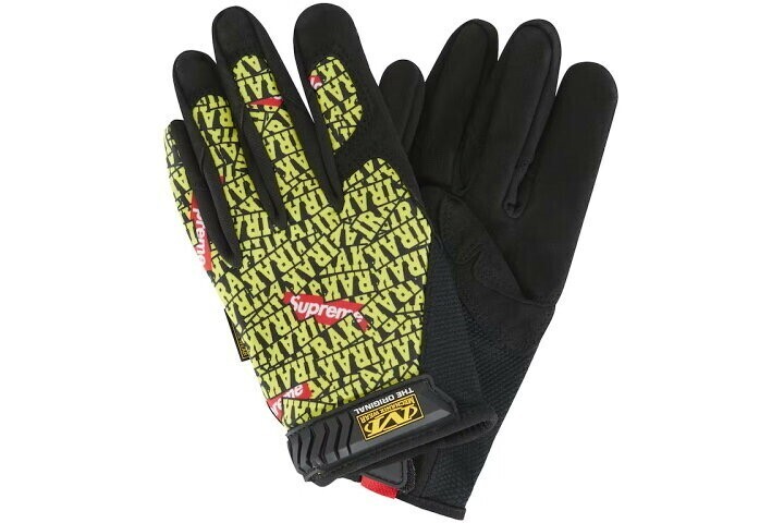 Supreme IRAK Mechanix Work Gloves Yellow