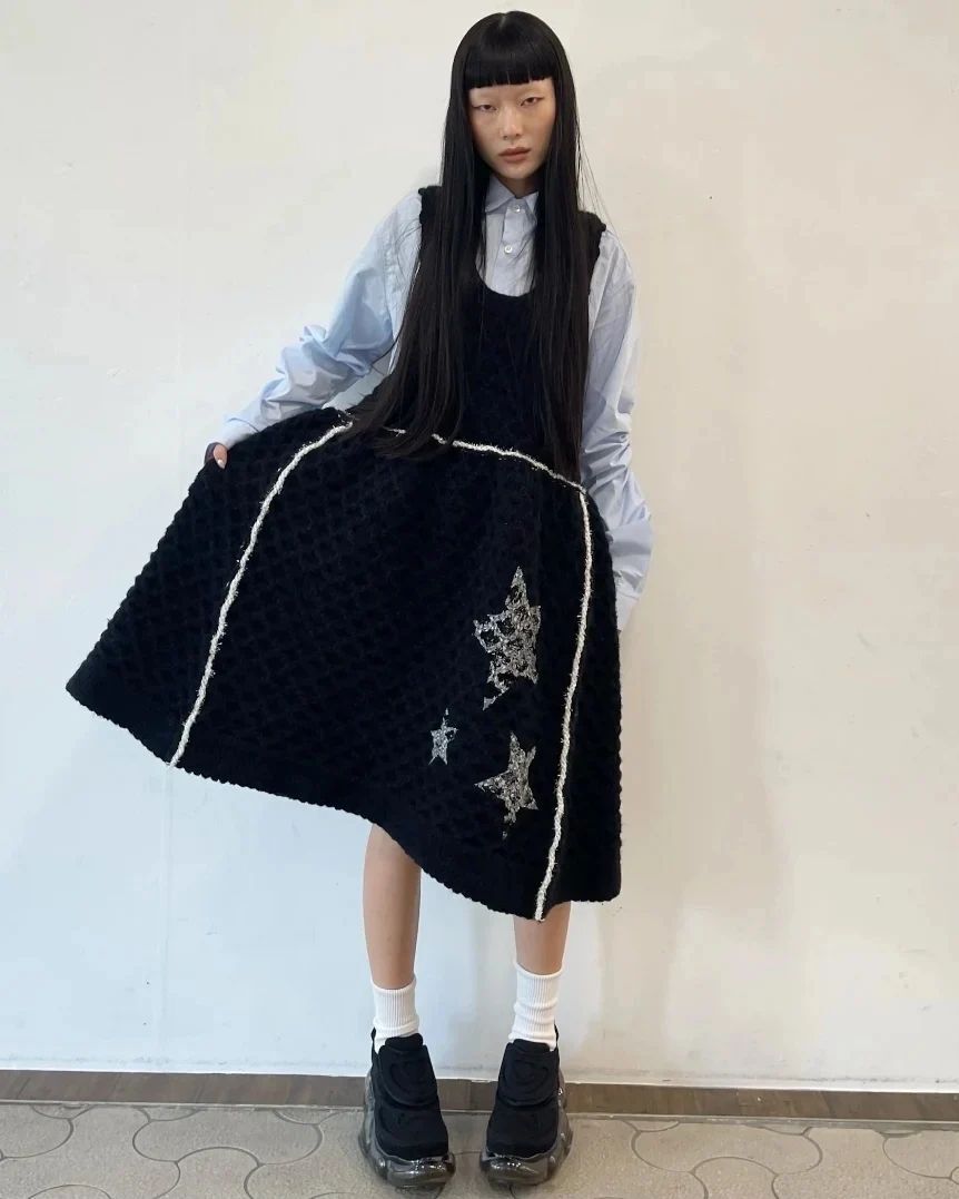 EMILY YV Stars knit dress