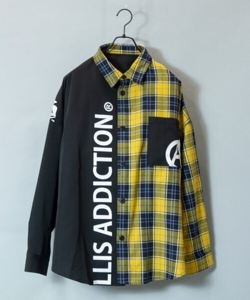 GALLIS ADDICTION GA SEPARATE-CHECK L/S SHIRT