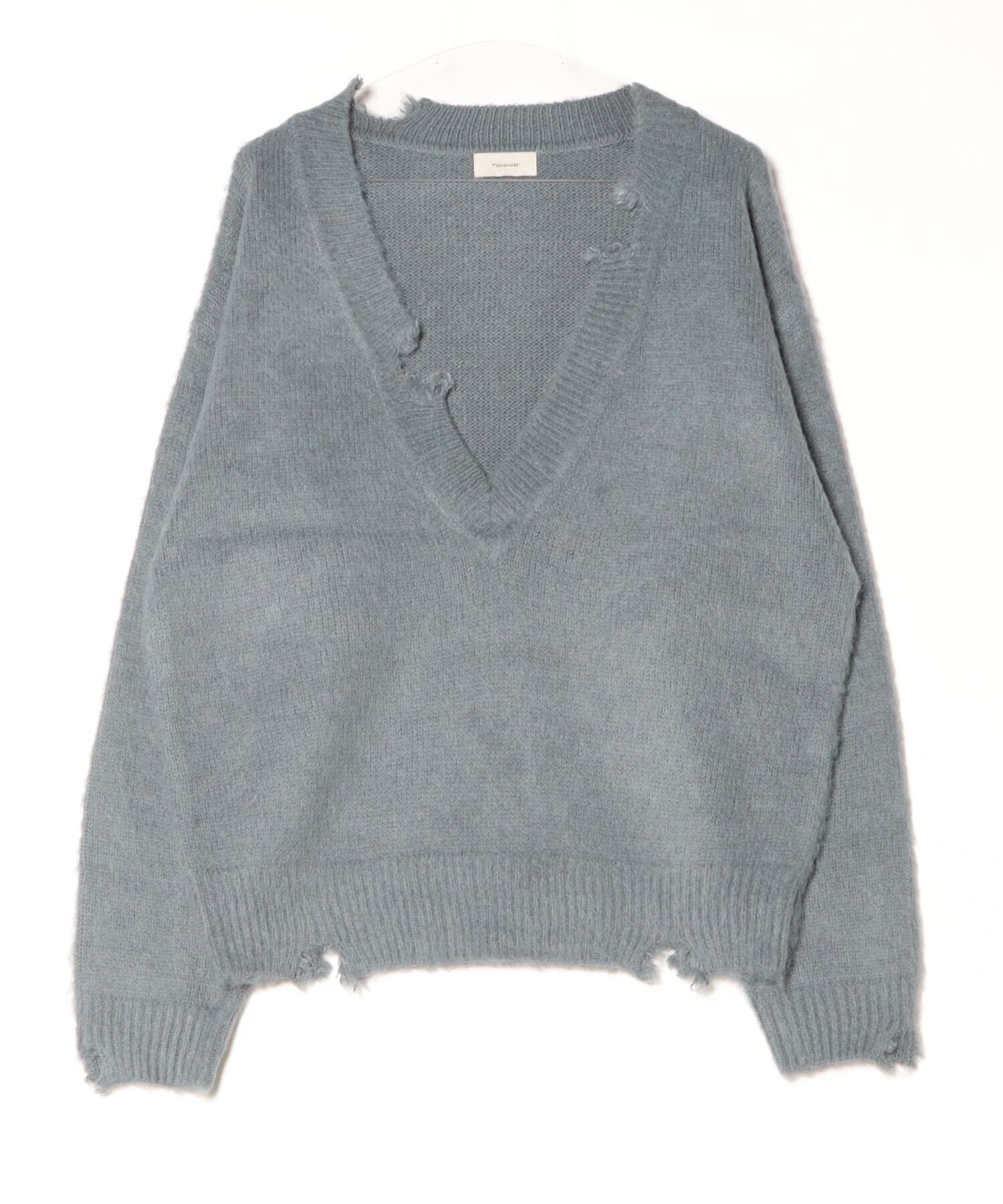 Toironier mohair v neck knit