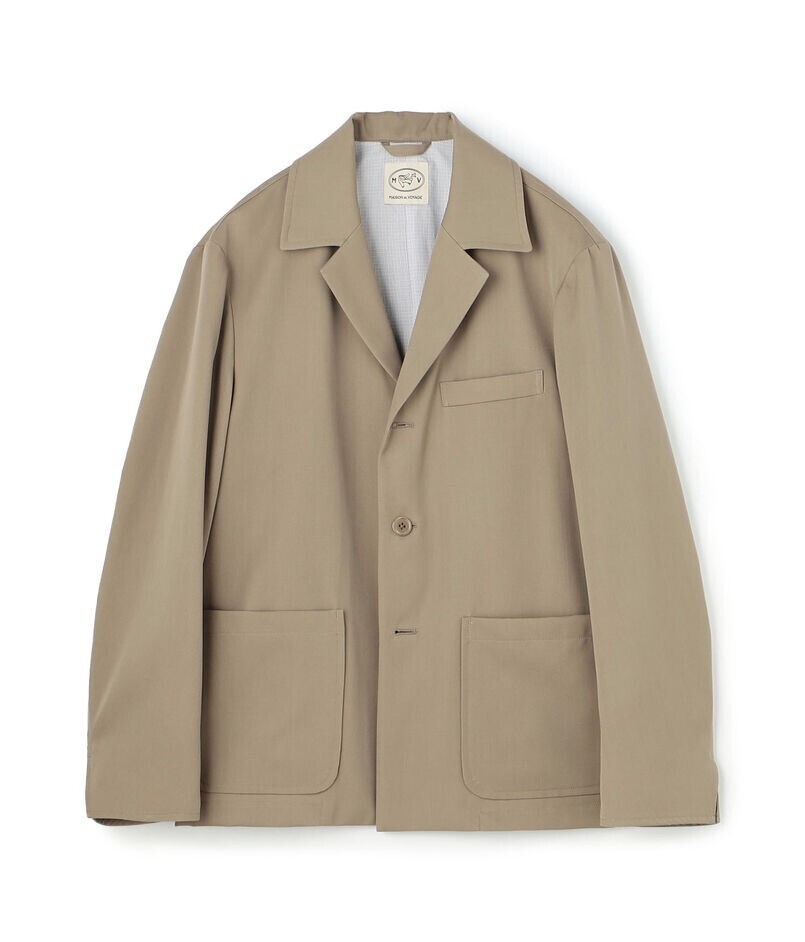 MAISON et VOYAGE 2/80ウールギャバジン シャツジャケット