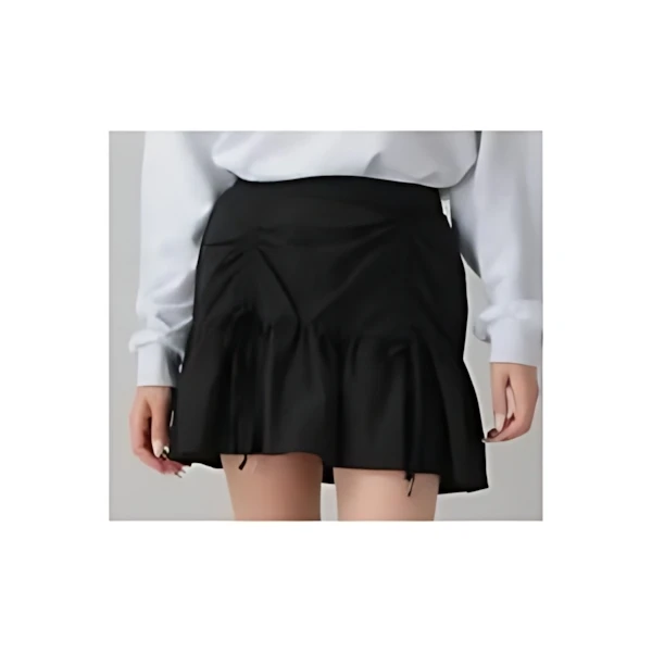 FOREVER 21 ナイロンシャーリングミニスカート