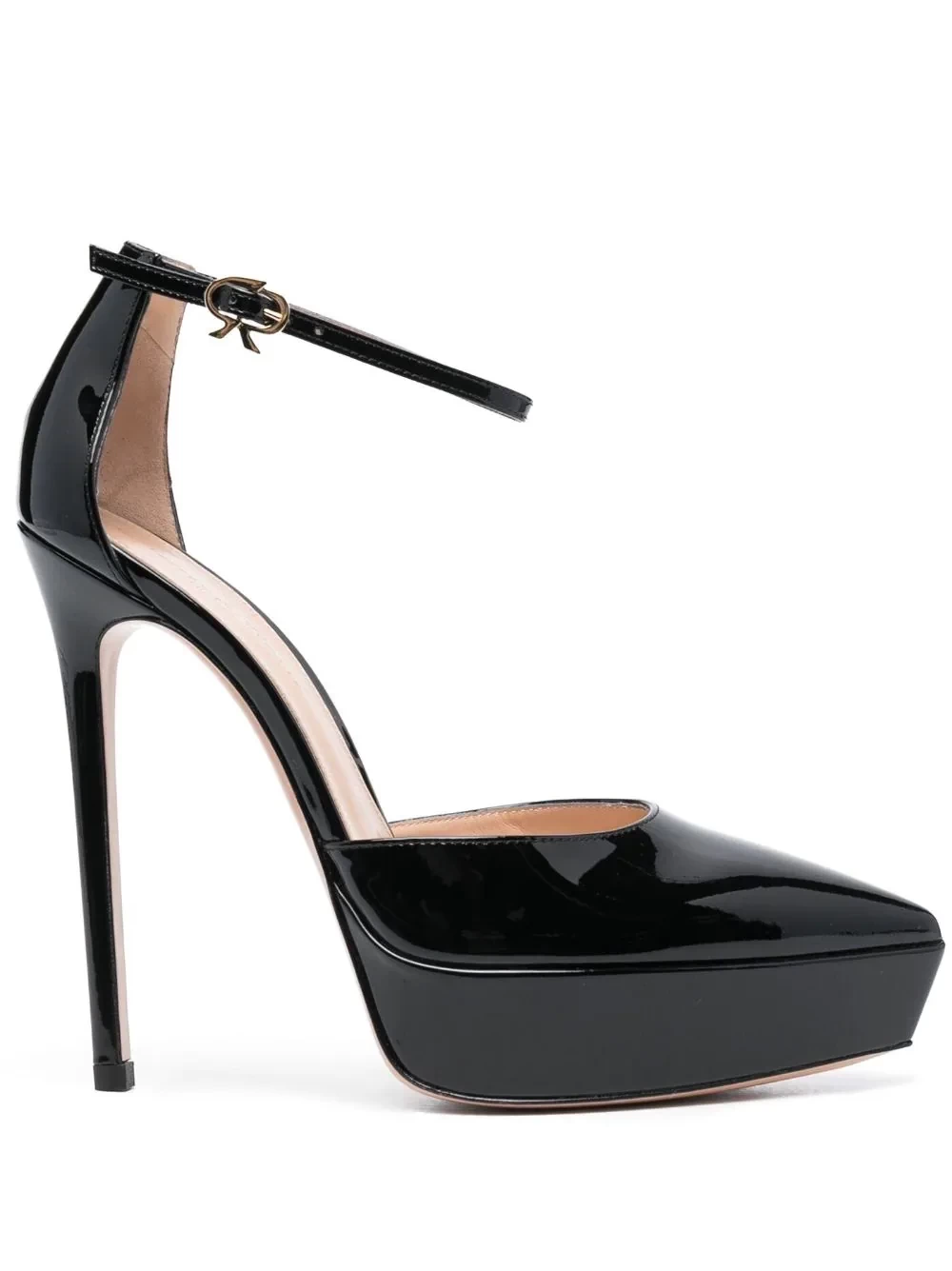Gianvito Rossi Kasia 105mm エナメルレザーパンプス