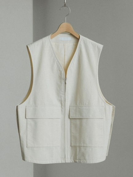 WYM LIDNM MILITARY ZIP SIDE SLIT VEST
