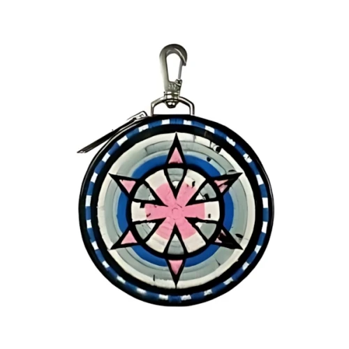 blackmeans Embroidered Coin Pouch