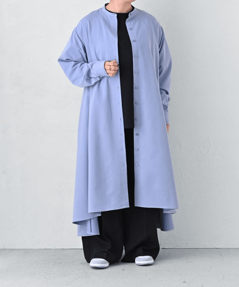 STYLE DELI 【BLK001】フレアシャツワンピース