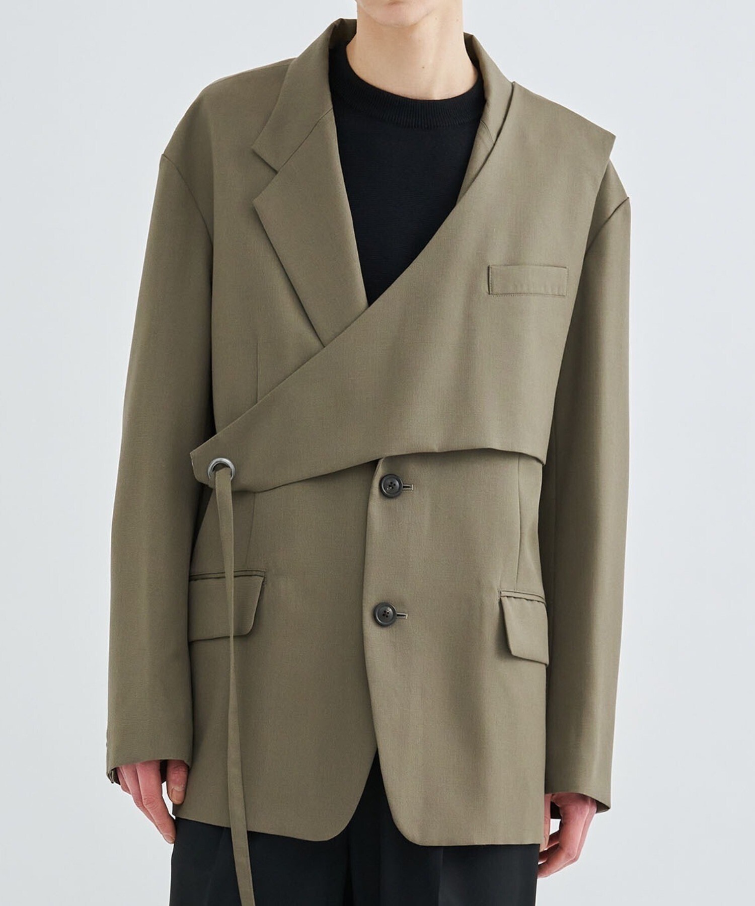 UJOH STUDIOUS別注 LAYERD NOTCHED JACKET